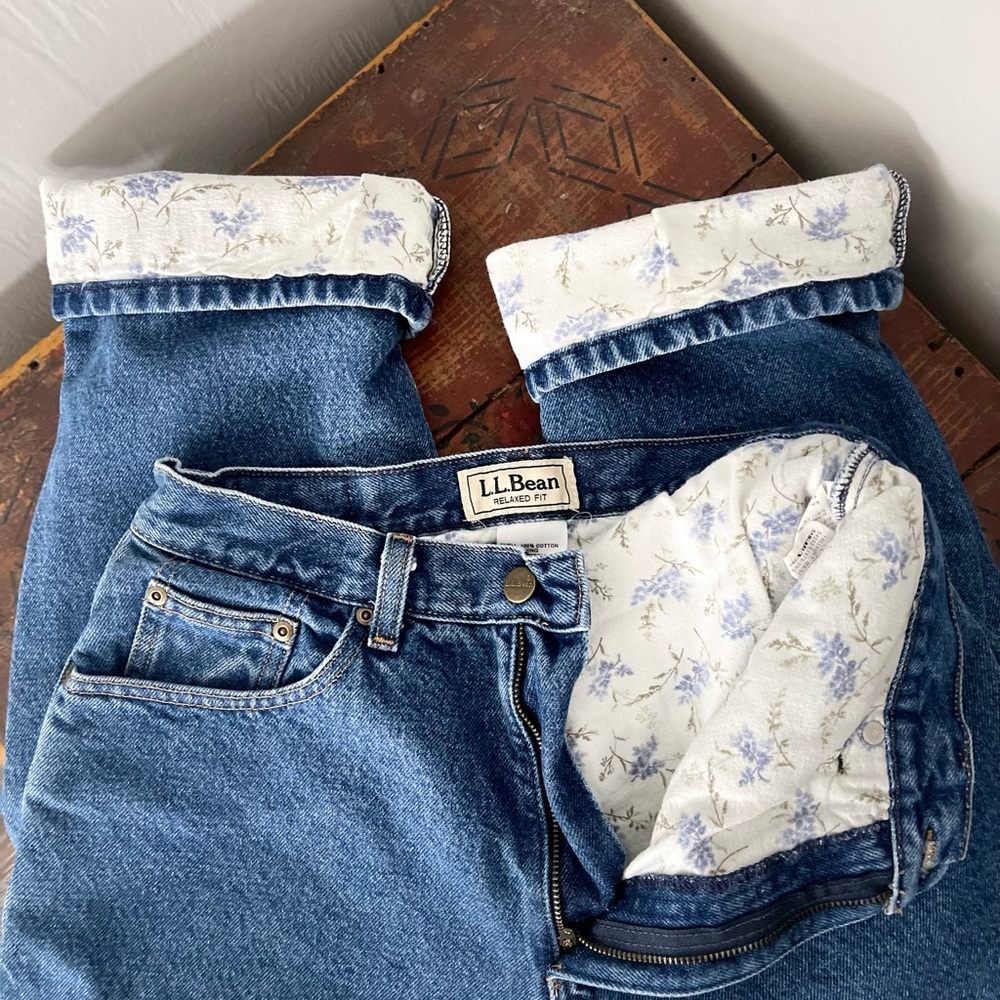 L.L. Bean Relaxed Fit Insulated Jeans